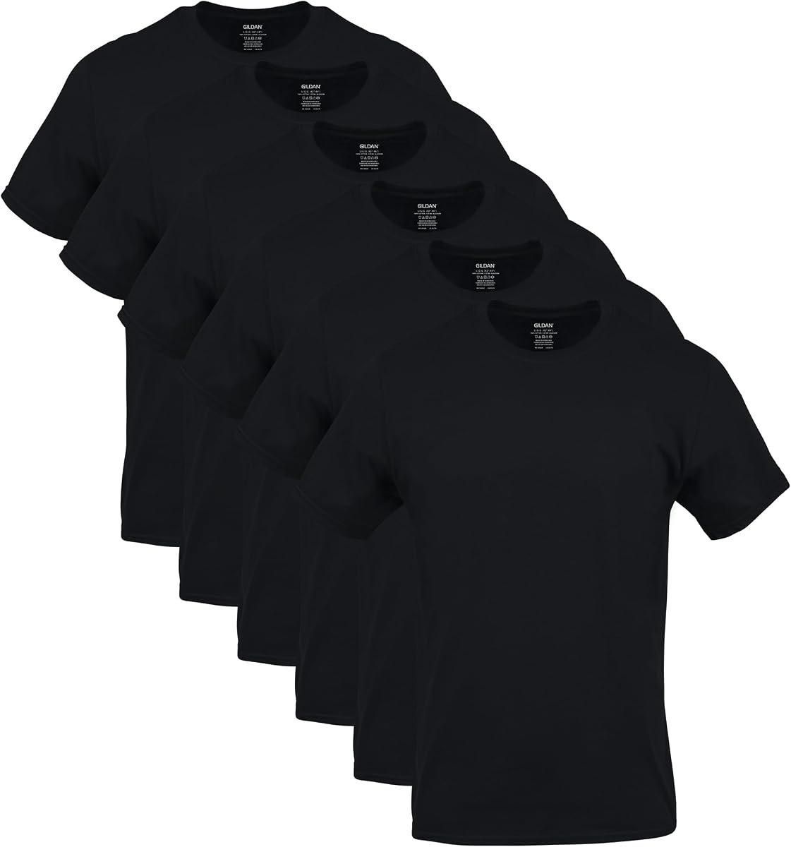 Camisetas Crew para hombre, paquete múltiple, estilo G1100