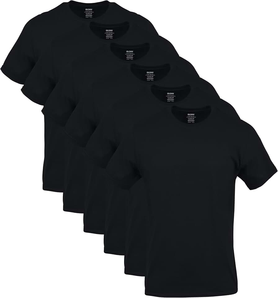 Gildan Men's Crew T-Shirts, Multipack, Style G1100 OEKO-TEX STANDARD 100 U.S. Cotton Trust Protocol