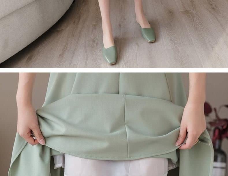 Women's Mid-Length Skirt A-Type Skirt High Waist Puff Skirt3