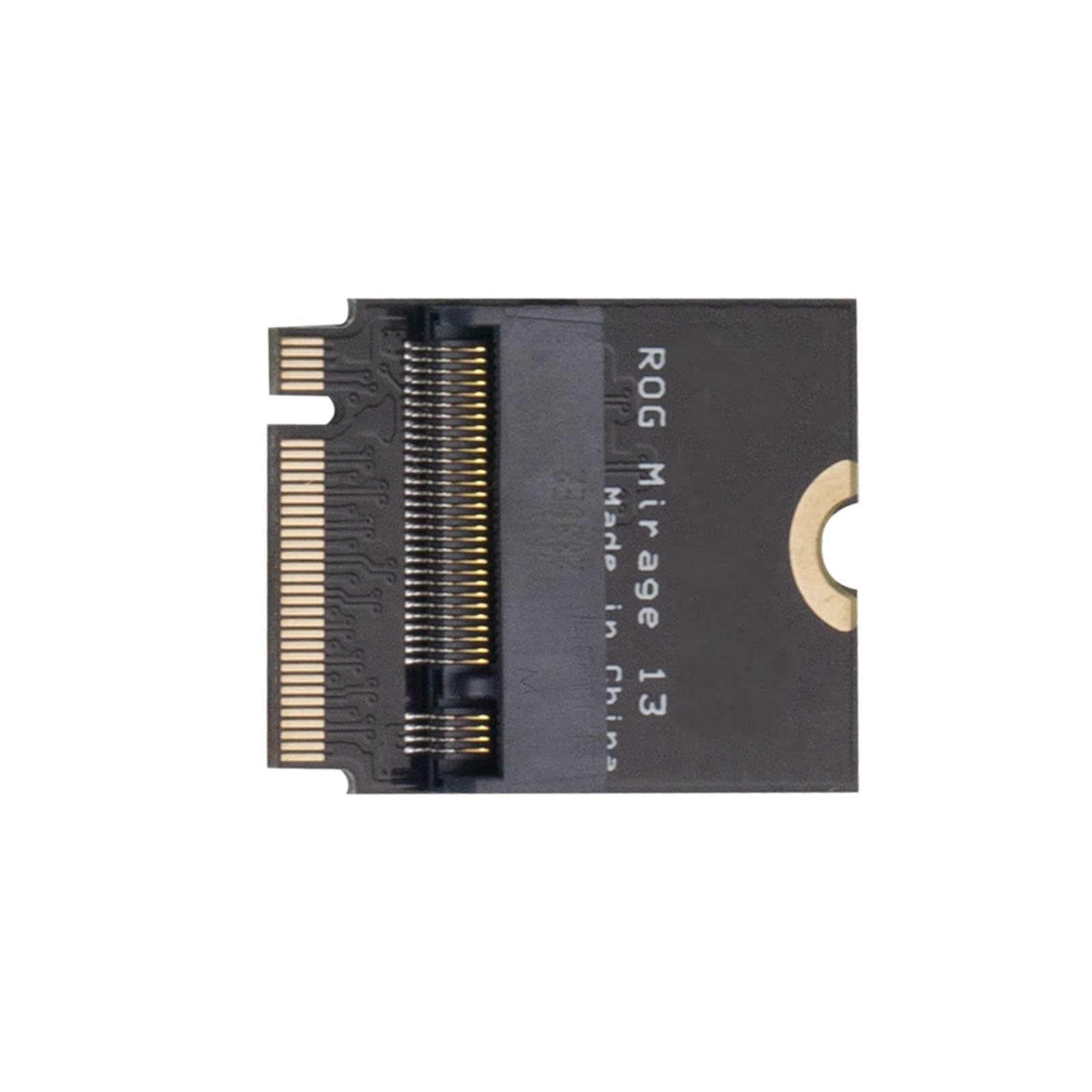 dla Asus ROG Phantom 13 Laptop 2230 do 2280 SSD adapter karty rozszerzeń NVME M-Key M.2 PCIE 4.0 złoty adapter do palców aktualizacja konwertera 180 stopni do tyłu laptopa
