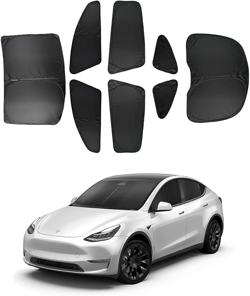 Amazon.co.jp: テスラ モデルY サンシェード に適用 車 遮光シェード