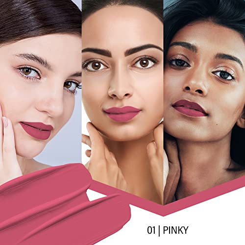Image of Colors Queen Color Stay Matte Lipstick Combo Set of 2 | Weightless Matte Finish with Smooth Application | Transfer Proof, Smudge Proof & Waterproof | Long Lasting Lipstick for Women (Pinky & Magenta)