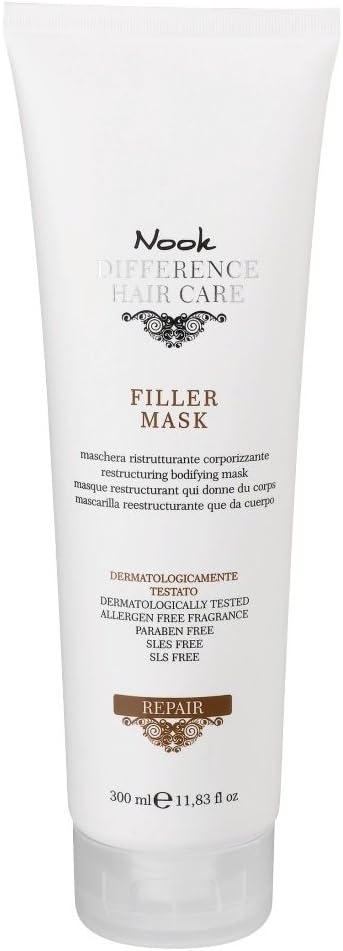 NookRepair Filler Mask 10.14 oz | 300ml | restructuring body mask | for fine hair