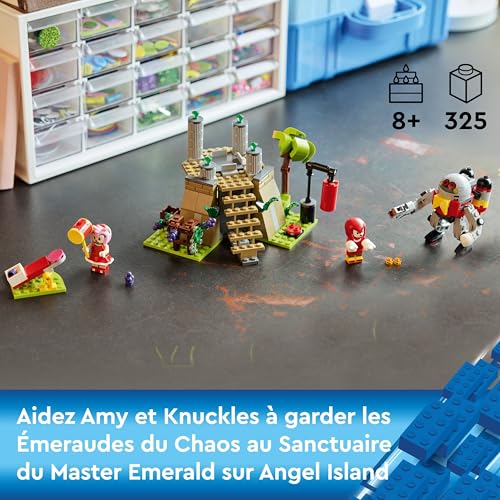 LEGO Sonic The Hedgehog Knuckles et Le Sanctuaire du Master Emerald - Jouet pour Enfant Inspiré du Jeu Vidéo Culte - Cadeau pour Joueurs - Set d’Aventure pour Garçons et Filles dès 8 Ans 76998