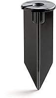 Kichler 15575BK 8-Inch Black Landscape Light Stake - Corrosion-Resistant Ground Mount for Pathway & Garden Lights