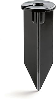 Kichler 8” Outdoor Landscape Light Stake in Black, Durable Ground Mount Accessory for Pathway and Garden Lights, 15575BK