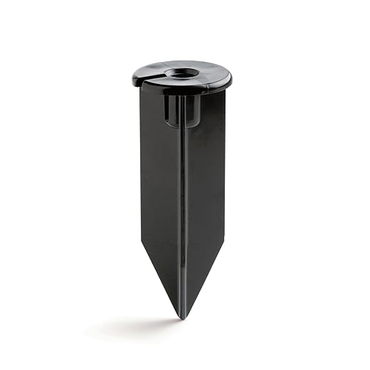 Kichler 8" Outdoor Light Stake in Black Finish, 15575BK