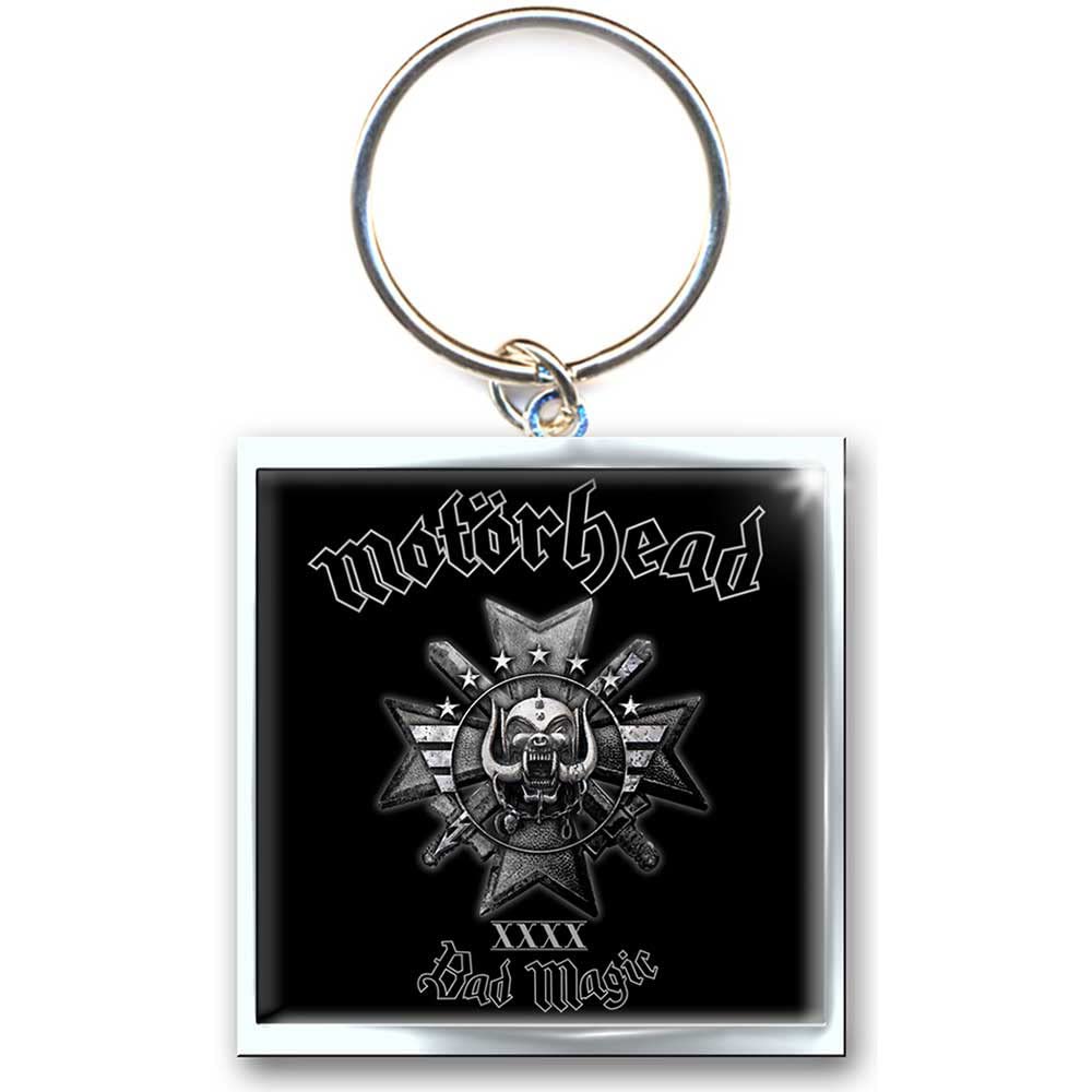 Motörhead Unisex Silver Portachiavi In Metallo Bad Magic