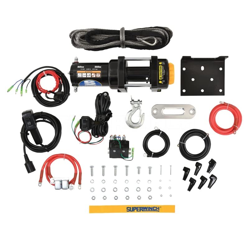 Winch Westin 1140230 LT4000 4000 lbs 12V Cuerda Sintética miniatura 5