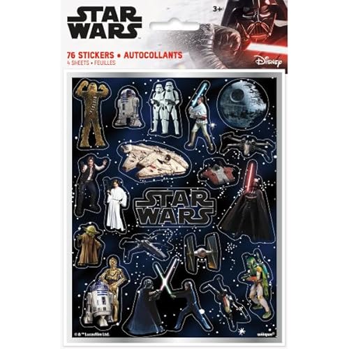 Unique STAR12 Star Wars Birthday Party Supplies Favor Bundle Pack Includes Loot Bags thumb #6