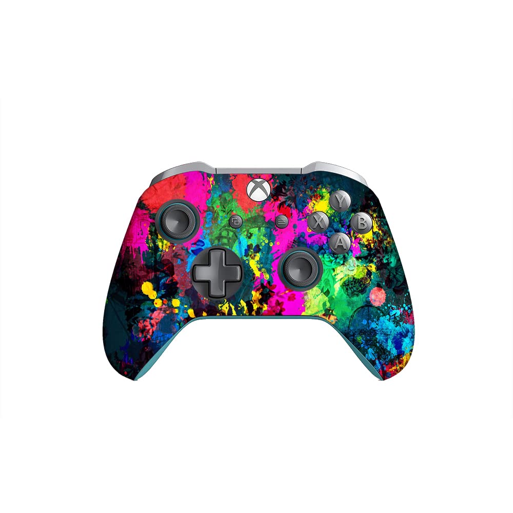 GADGETS WRAP Printed Vinyl Decal Sticker Skin for Xbox One/One S/One X Controller Only - Colorful Paint Splatter (B0B41NFZQ7) Amazon Price History, Amazon Price Tracker