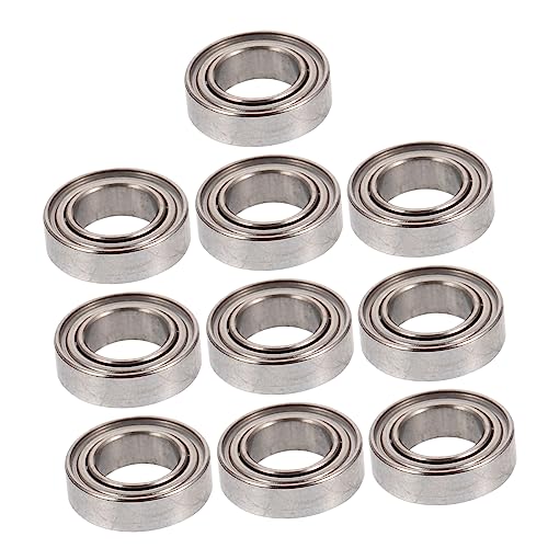 Zerodeko 10Pcs Steel Bearing Replacement Parts for Rc Cars Upgrade Components Compatible with Models Easy to Install and Operate
