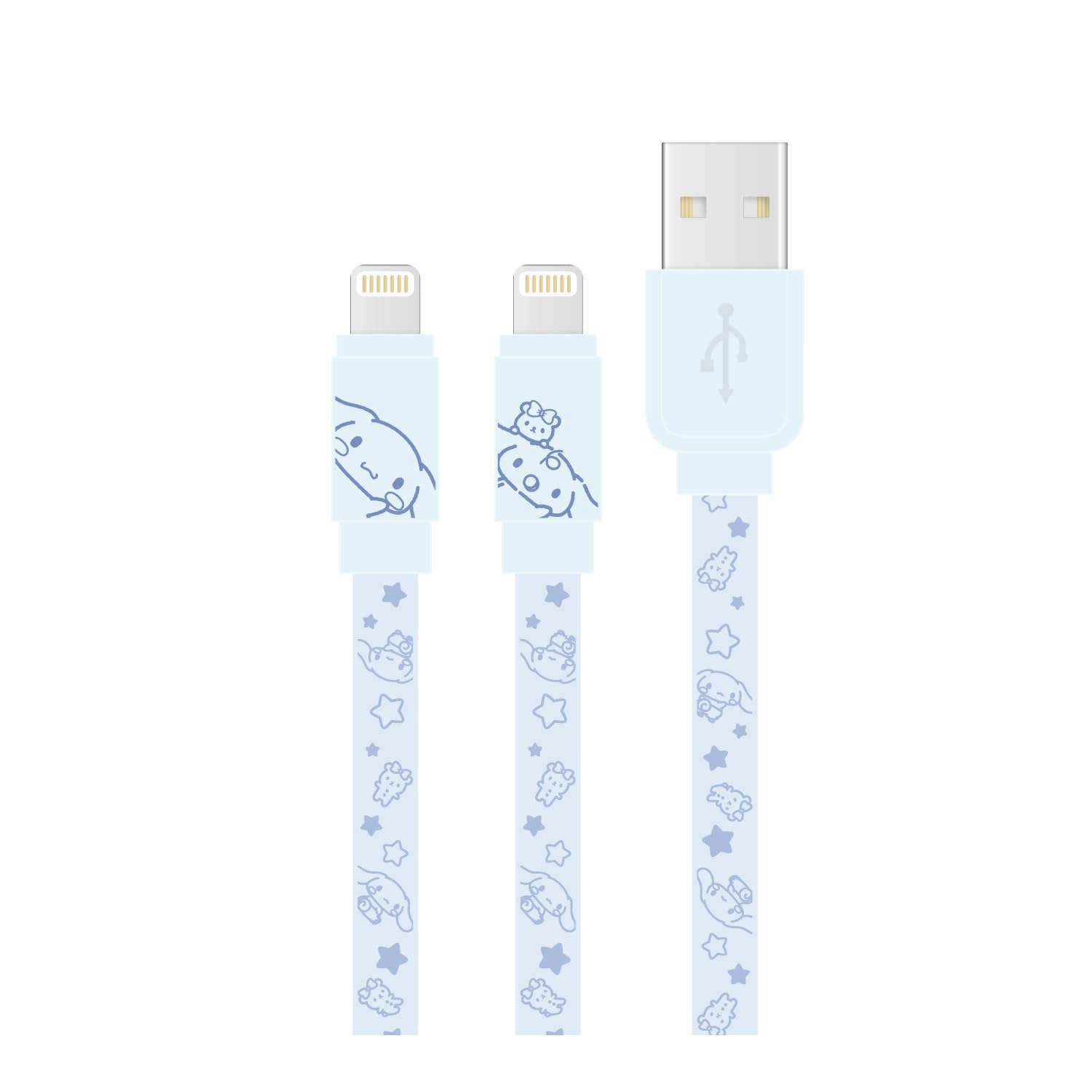 Gourmandise Sanrio Characters Lightning Cable, Cinnamoroll SANG-303CN