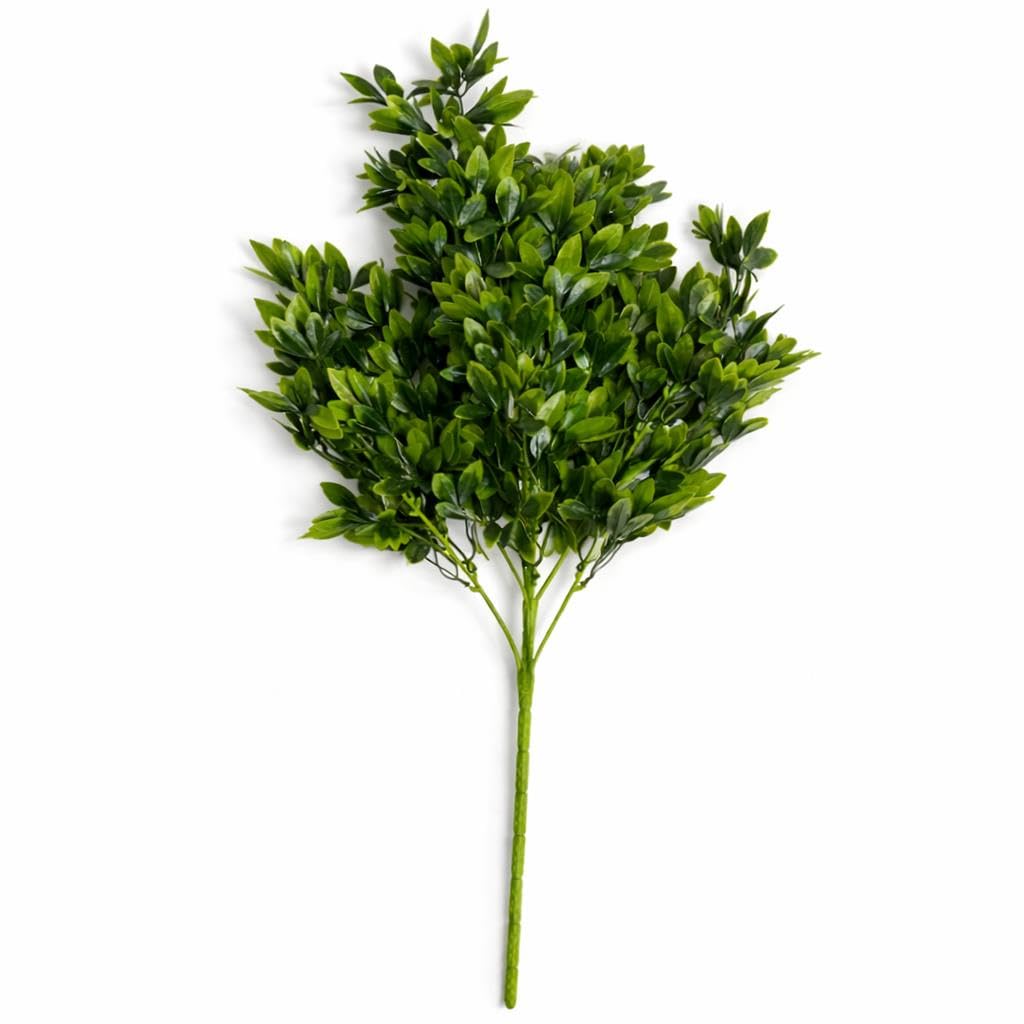 Artificial Boxwood Stem Faux Green Bush 75cm