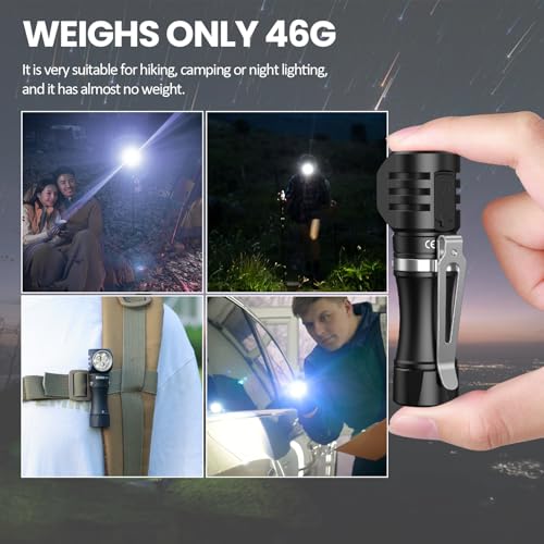 Wurkkos HD10 1200-Lumen Rechargeable Right-Angle Mini Flashlight & Headlamp - image 8