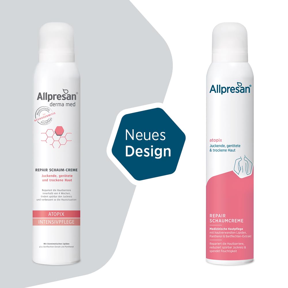 Allpresan Derma med ATOPIX INTENSIVPFLEGE Schaum-Creme, 200 ml (2er Pack)