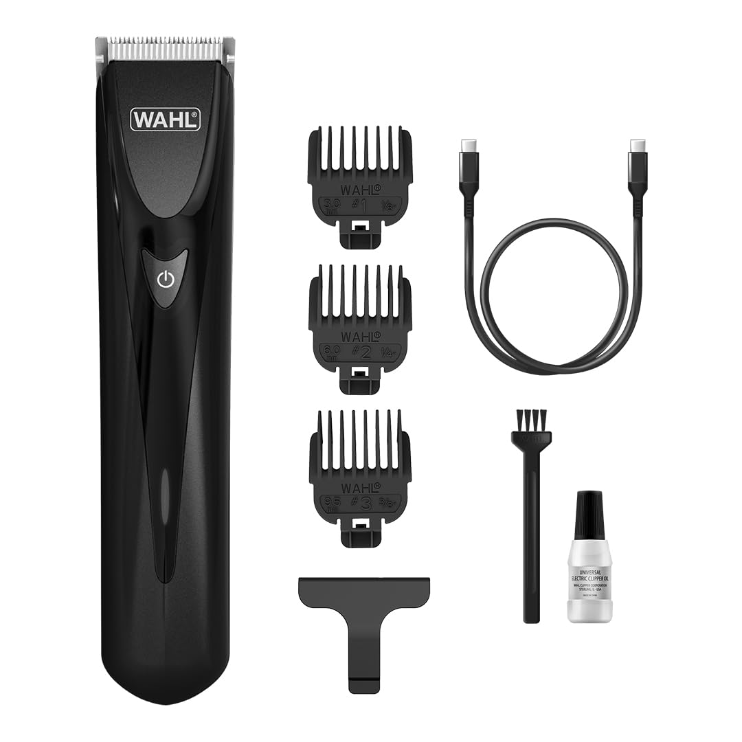 Wahl Zero Pro Trimmer™, 6,000 RPM Rotary Motor, 2 hours Run Time, 4.5mm Cutting Length with Detacable Blade for Easy Cleaning, comes with USB-C charging.-image-24
