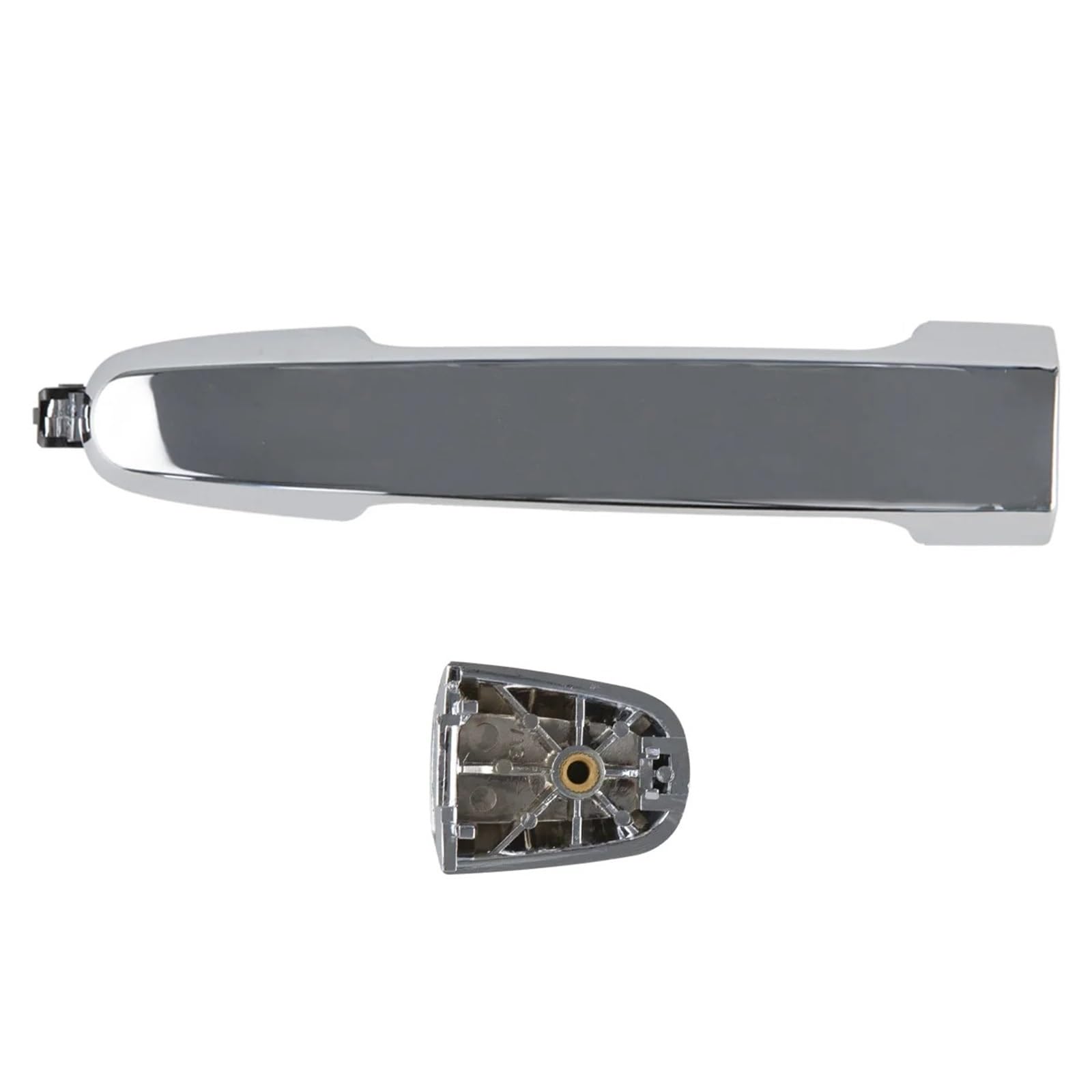 DUDUYANG Car Outside Door Handle for Toyota for Camry Innova Vios for Fortuner for Hilux Vigo for Corolla Matrix for Yaris 2005-2015 Exterior Outer Door Handle Chrome