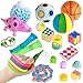 Fidget Toys Pack, Giocattoli antistress, Pacchetto di giocattoli sensoriali economici per bambini adulti, Strumenti antistress e anti-ansia, Set di giocattoli Fidget semplici