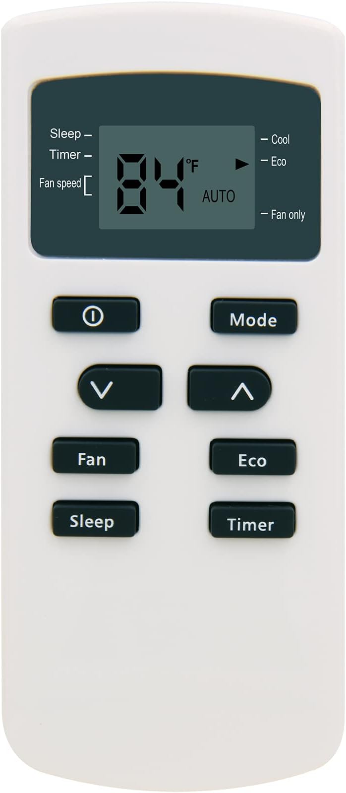 Replacement Remote Control for Frigidaire AC Air Conditioner Remote Control YX1F8F YX1F9F 5304515943 66129926904 66129926905 FFRA0522U FFRA0522U1 FFRA0622U1 FFRA0622U10 FFRA0622U1E FFRA0622U1E0