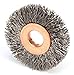 Crimped Wire Wheel Wire Brush,Arbor,1-1/2"