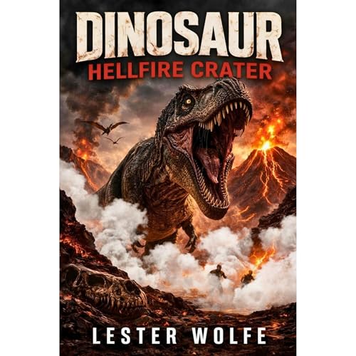 DINOSAUR - Hellfire Crater Audiolibro Por Lester Wolfe arte de portada