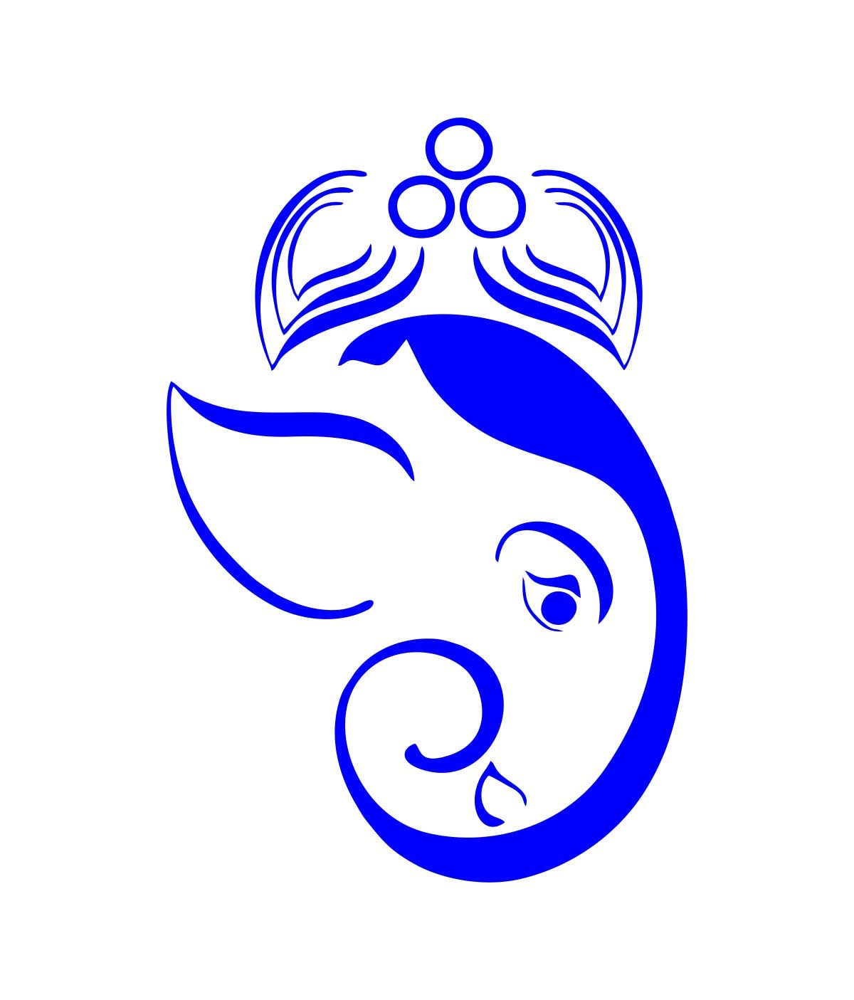 decalbazaar Vinyl Leaf Ganesha Glossy Wall Vehicle Sticker, 5 x 3 Inches Blue (B0B4S3MBR1) Amazon Price History, Amazon Price Tracker