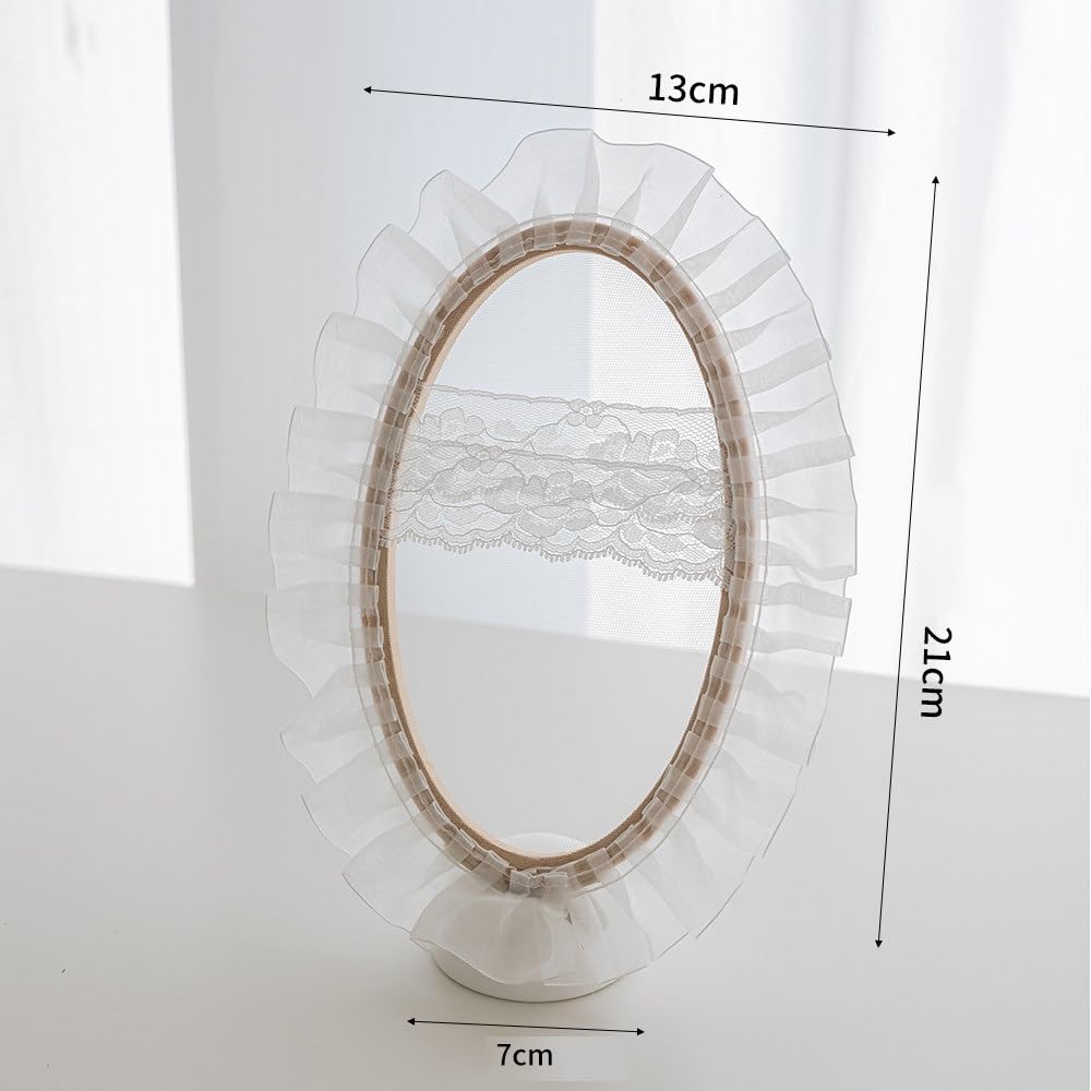 Uchwyt na biżuterię Stojak na kolczyki z koronkowym haftem | Do Kolczyków Naszyjniki