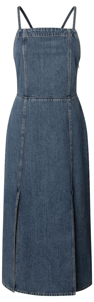 Pepe Jeans Women's Elodie Dress, Blue(Denim), M