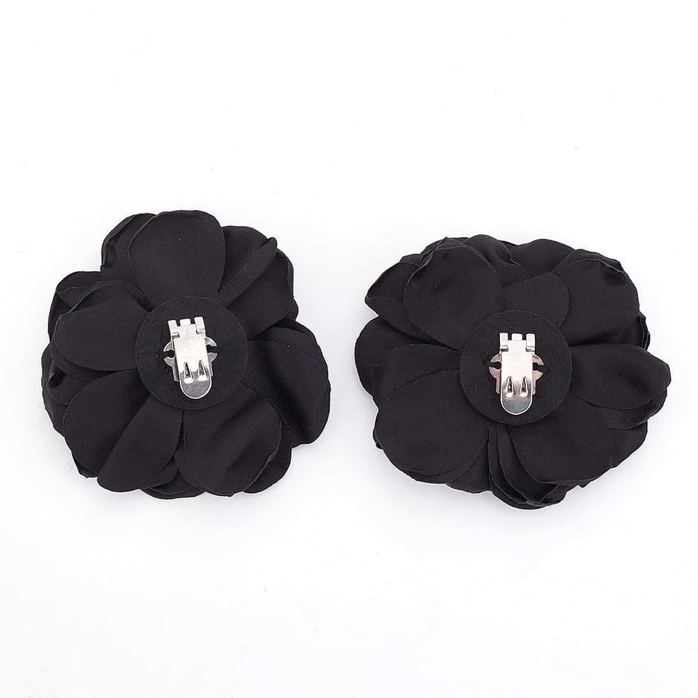 1 Pair Wedding Flower Shoe Clips Shoe Buckles Charm Clothes Hair Accessories for Women Hairpin Brooches Party High Heels — view 2