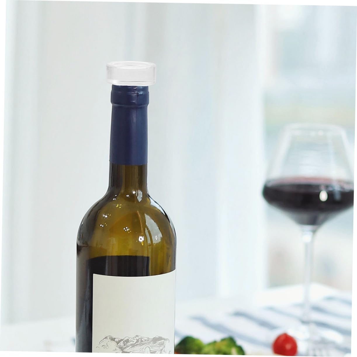 VALICLUD 12pezzi Tappi per Bottiglia di Vino in Vetro Riutilizzabili Design Forma di T Ermetico per Conservazione