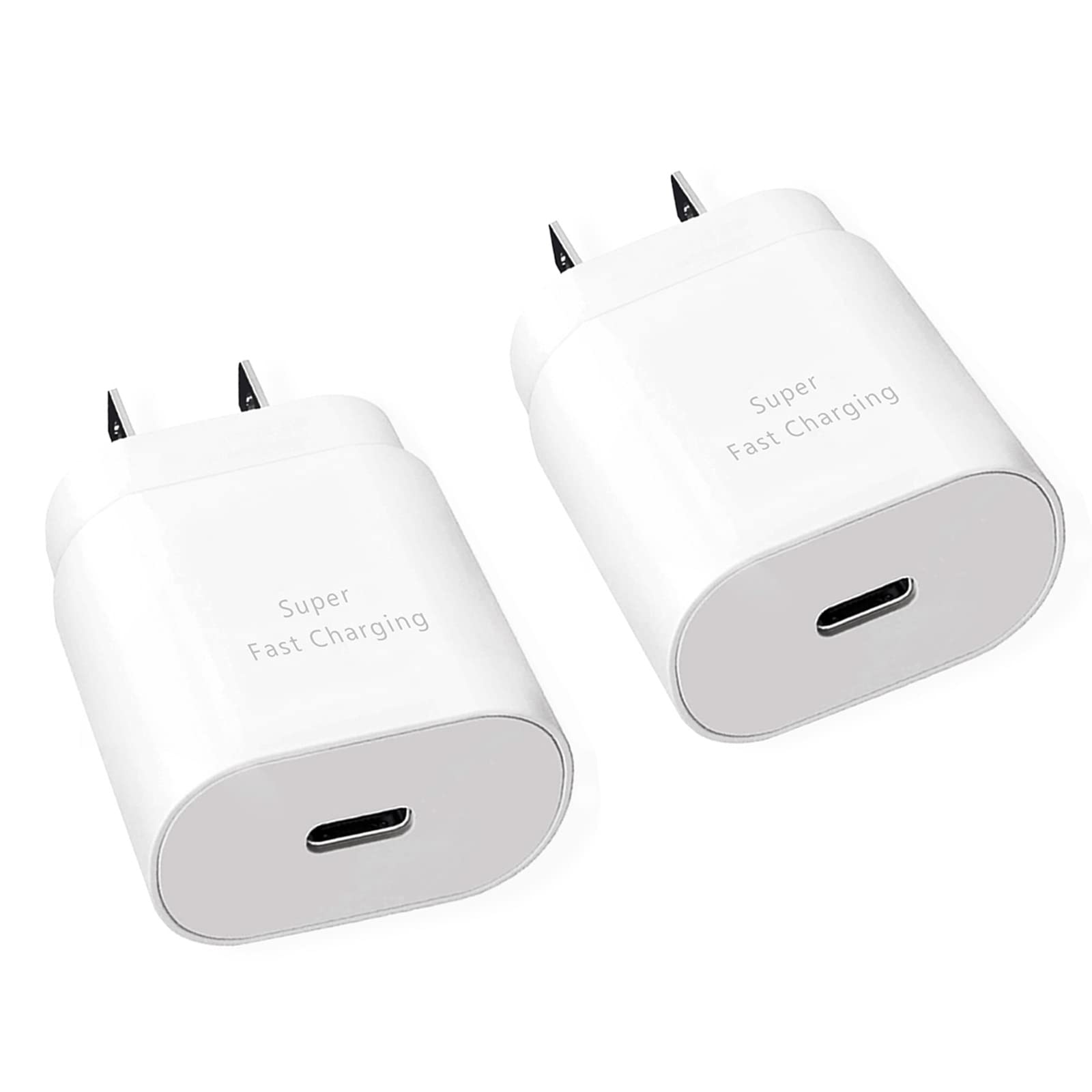 2Pack 25W USB C Charger Block for iPhone Super Fast Charger Compatible iPhone16/16 Pro iPhone15/15 Pro iPhone14/14Pro 13/13Pro 12/12 Pro/Max11/Xs Max iPhone8 7 6/8Plus 7Plus