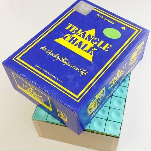 A BOX OF 144 PIECES GREEN TRIANGLE CHALK by TIANGLE