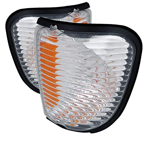 Fits 92-07 Ford E150 E250 E350 Econoline Van Clear Lens Corner Lights Signal Lamps