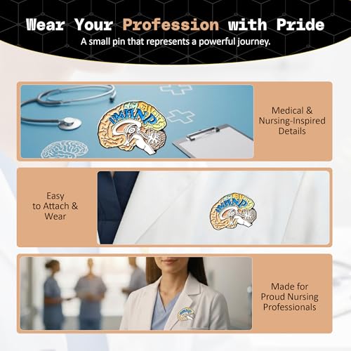 Image of Premium PMHNP Pin Psychiatric Nurse Practitioner Gift - 1 inch x 1 inch Size Nursing Graduation, Pinning Ceremony, Mental health provider, Psych NP