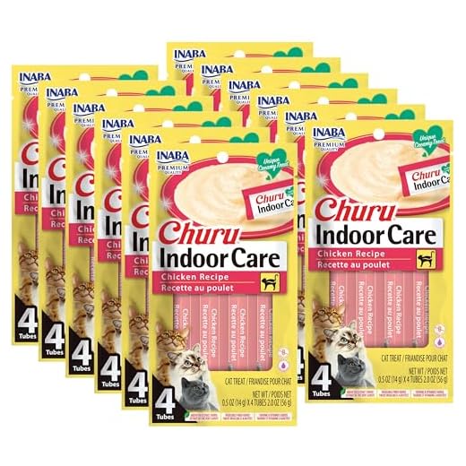 INABA Churu Cat Treat for Hairball Control