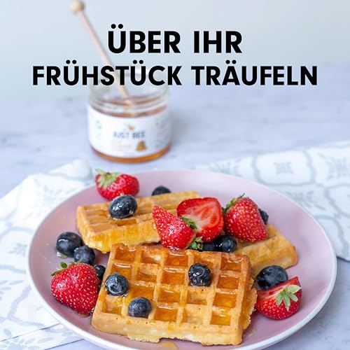 Just Bee Zitrone & Ingwer Immunitäts Honig (260g) | Reiner Naturhonig mit Vitamin D, C, B6, B12 und Echinacea | Roh & Unpasteurisiert | Vitaminreich | Für tägliche Immununterstützung