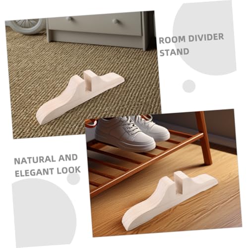 Base de support pour paravent en bois noble pour cloison de séparation