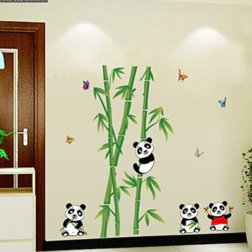 Wall Stickers Panda Bamboo J_MYES