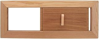 Fdit Cedar Sauna Gable Vent Kit Square Sauna Room Air Vent Grille Wooden Ventilation Louvers Sauna Room Ventilation Louvers Accessory for Sauna Room and Swimming Pool