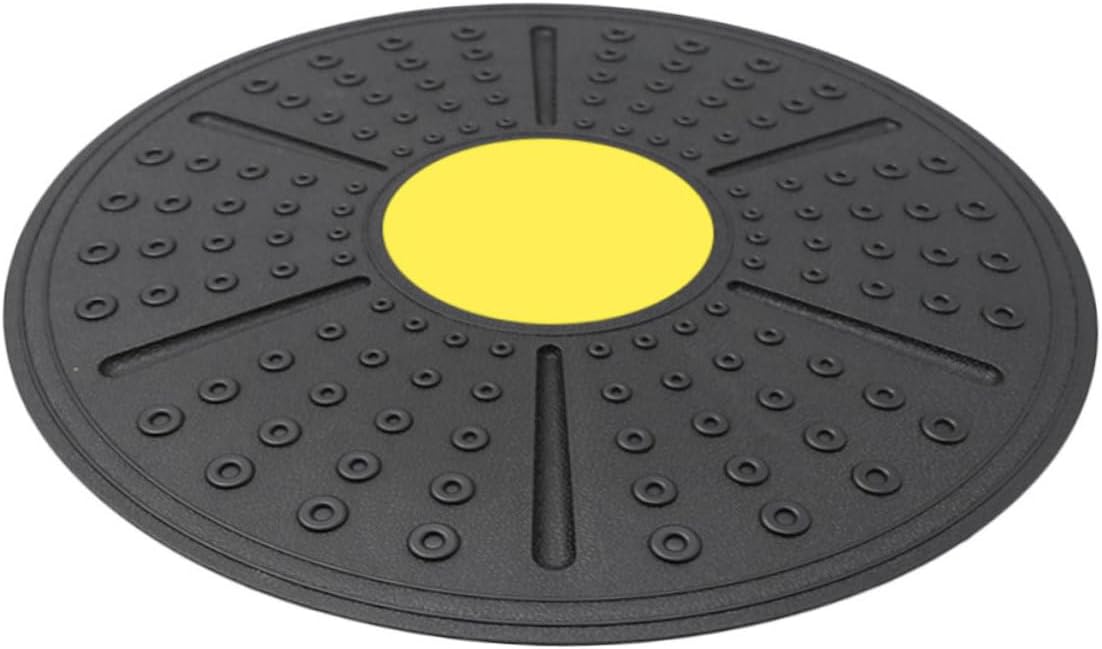TOYANDONA Anti-slip Yoga Balance Pedal Rotation Fitness Training Board for Core Strength Coordination Stability Improvement Balance Exercise Tool for Home Gym and Rehabilitation