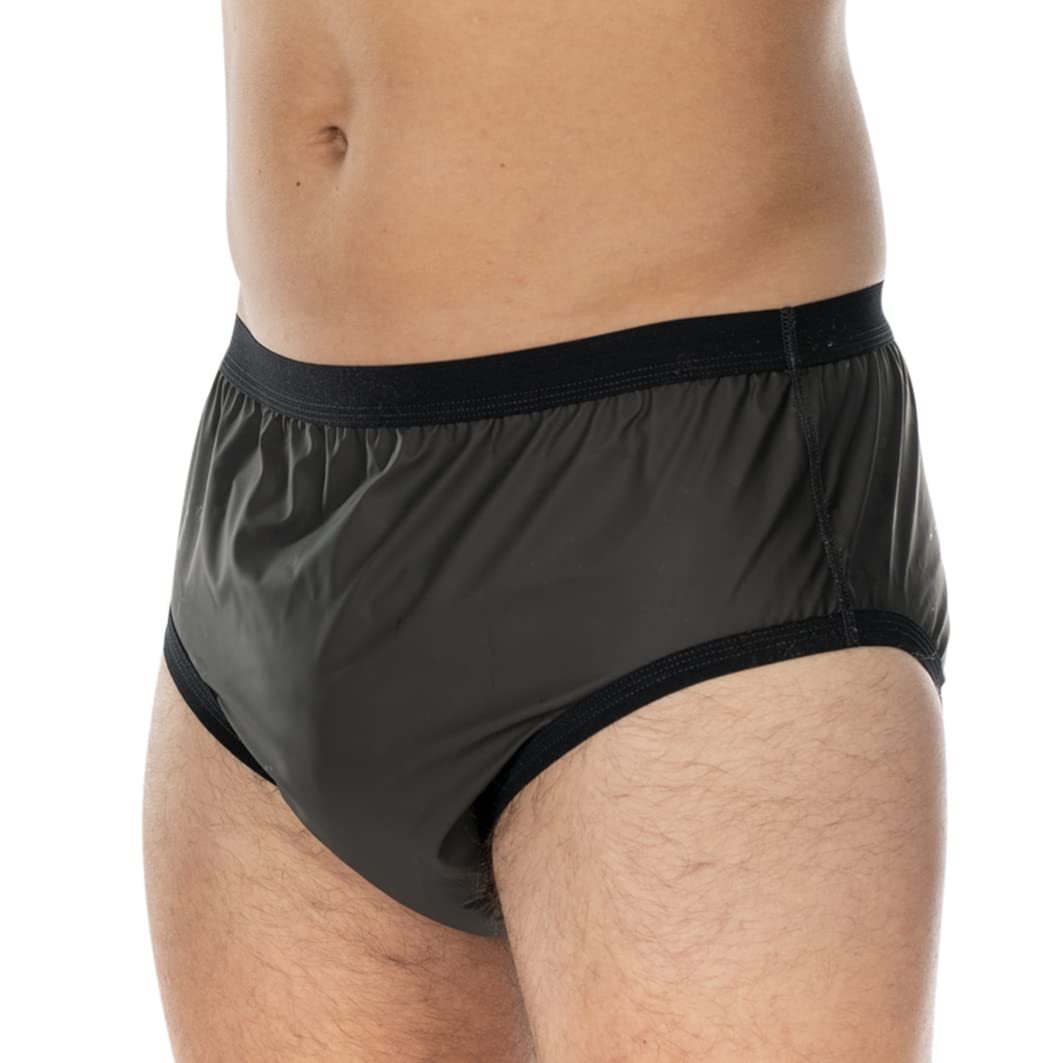 Suprima PU nietrzymanie moczu slipy forma wsuwana art. 1-286 (unisex) - antracyt - rozm. L