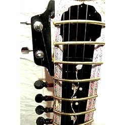 Shri Ravi Shankar Sitar électrique fait à la main avec ficelle et sac - Les Beatles, Paul McCartney, John Lennon, RIngo Starr, George Harrison Shri Ravi Shankar Sitar électrique fait à la main avec ficelle et sac – Image 5