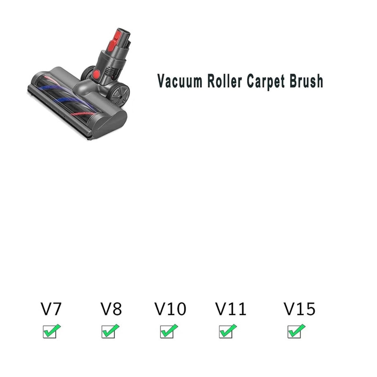 Piezas de repuesto del cabezal del cepillo giratorio, compatibles con Dyson,