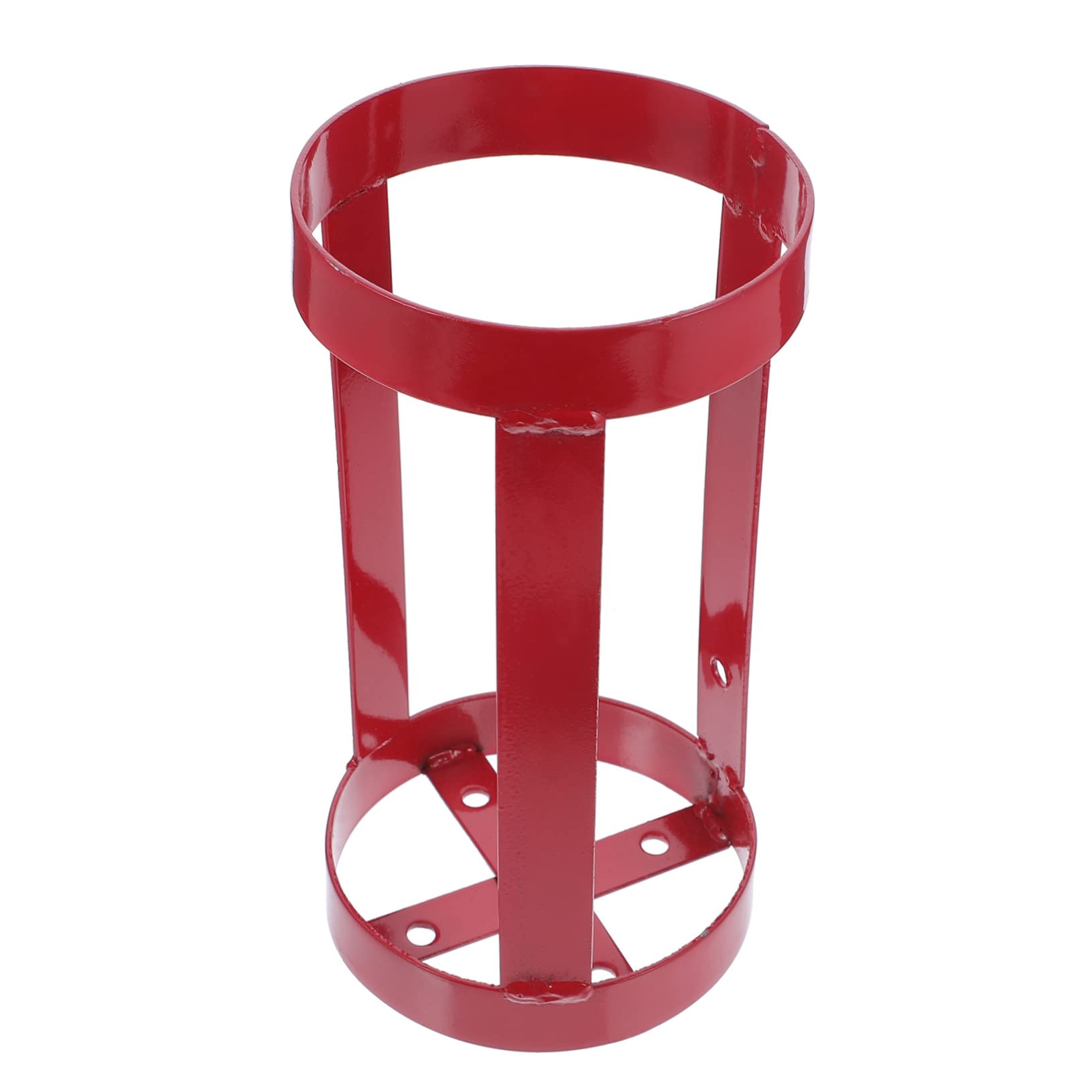 Supporto per Estintore in Ferro Rosso da Parete, Facile da Installare