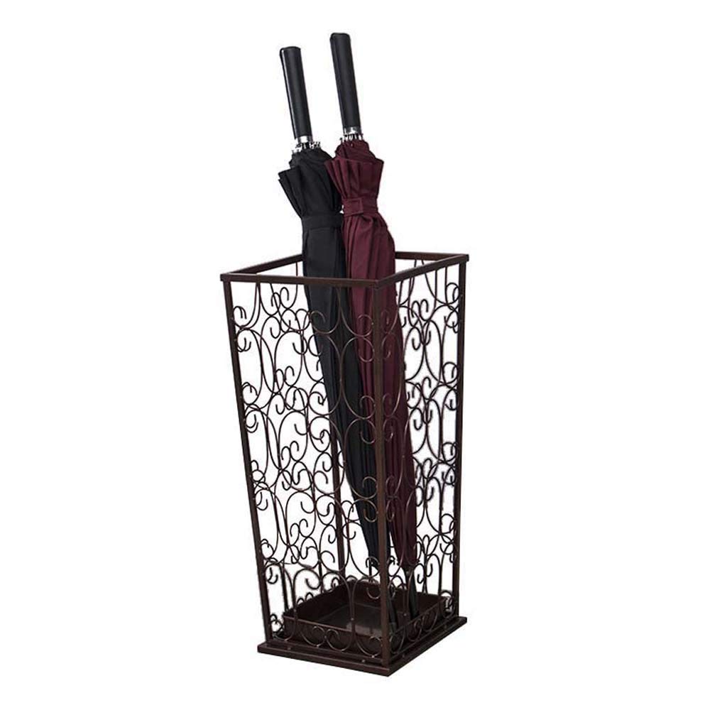 Porte-parapluie en fer forgé 20x20x53cm pour béquilles et cannes de maison