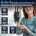 JMDHKK M8000 Hidden Camera Detector, Bug Detector,Camera Finder, Bugging Device Detector for Hotels, Travels, Vehicles, Offices, Public Fitting Rooms (Black)