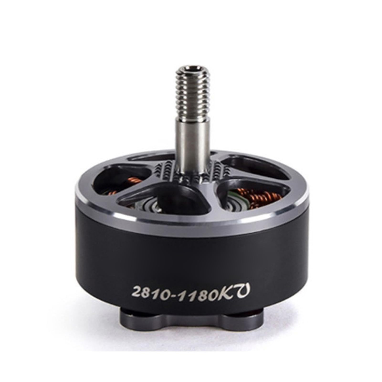Ejoyous Silnik Bezszczotkowy 2810, Lekki Silnik 1180 KV o Wysokiej Wydajności do Multicoptera FPV, Idealny dla Użytkowników Zdalnie Sterowanych Dronów (1500-4)
