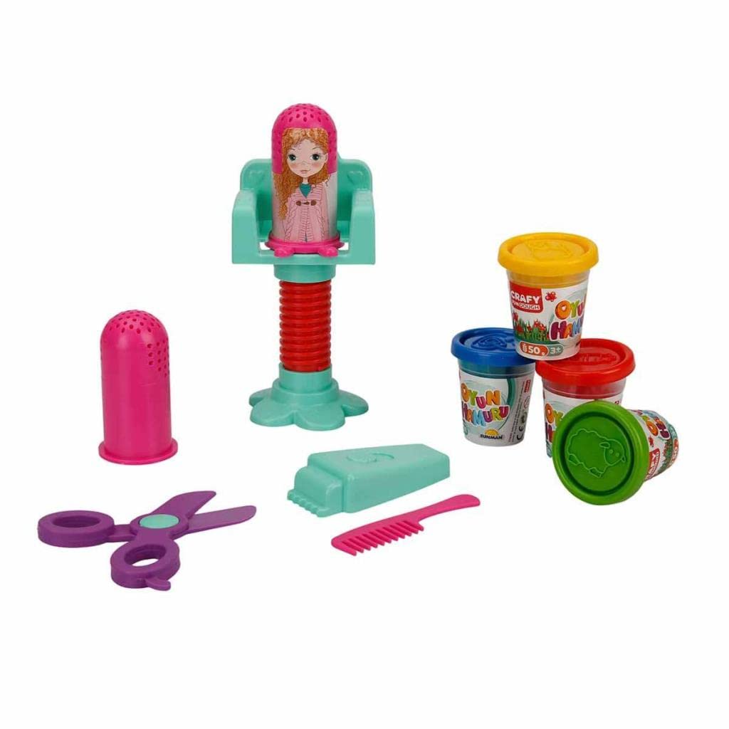 Crafy Oyun Hamur Set Sihirli Salon 4X50Gr 15 Parça