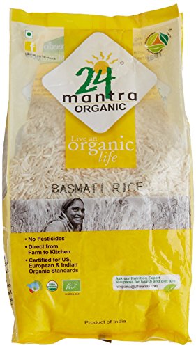 24 Mantara Organic Basmati Rice, White, 2 Pound 24 Mantara Organic Basmati Rice, White, 2 Pound